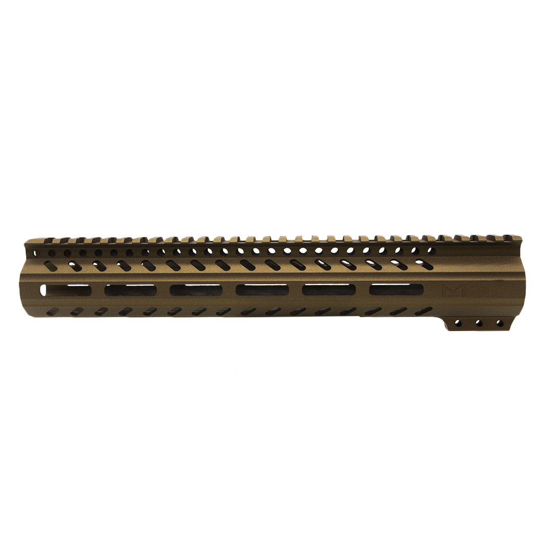 Ar M Lok Super Slim Free Float Handguard Cerakote Burnt Bronze